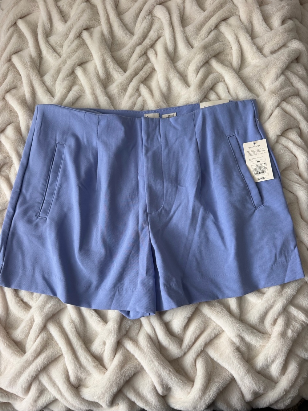 Target Women's Periwinkle Tailored Bermuda Shorts